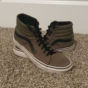Vans Olive high top shoes